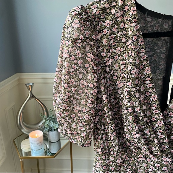 ASTR The Label Shirred Bottom Mini Dress - Picture 10 of 10